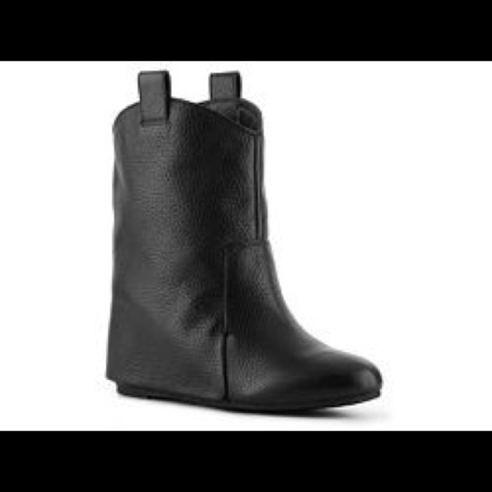 🖤Black Mojo Moxy wedge leather Boot